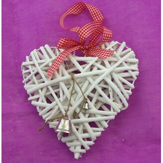 ZÁVĚS SRDCE ZDOBENÉ 20cm*