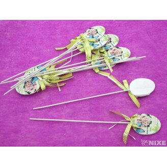 ZÁPICH VAJÍČKO 12ks 6x27cm*ZELENÁ