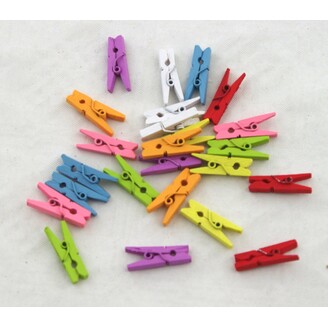 KOLÍČEK 2,5cm 24ks*MIX BAREV