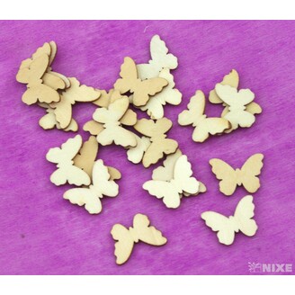 MOTÝL D 2,5x2cm 24ks*PŘÍRODNÍ