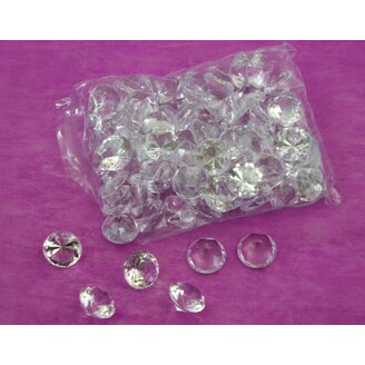 DIAMANTY 30mm cca 500g*PRŮHLEDNÁ