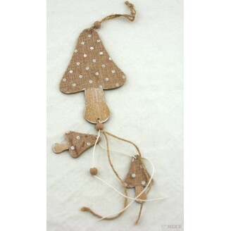 ZÁVĚS HOUBY 15x38cm*MIX BAREV