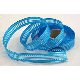 PLÁTNOVÁ STUHA 25mmx25m*MODRÁ 036446-S