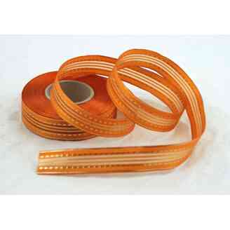 PLÁTNOVÁ STUHA 25mmx25m*ORANŽOVÁ 036743-Z