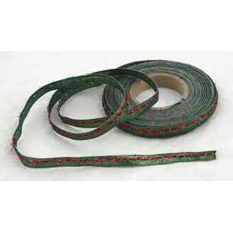 PLÁTNOVÁ STUHA EFEKT 10mmx25m*ZELENÁ 427902