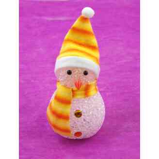 SNĚHULÁK SVÍTÍCÍ 11x7cm*MIX BAREV