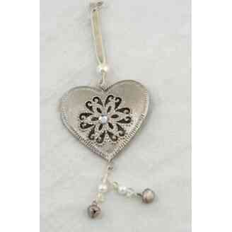 ZÁVĚS SRDCE PLECH 7,5cm*ZLATÁ