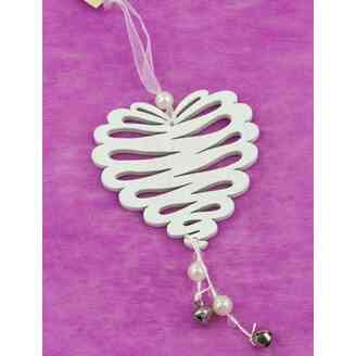 ZÁVĚS STROMEK D 9cm*BÍLÁ