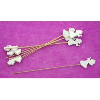 ZÁPICH ANDĚL 8ks 7,5x40cm*BÍLÁ