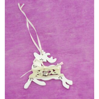 ZÁVĚS SOB D 9cm*BÍLÁ