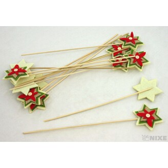 ZÁPICH FILC HVĚZDA 12ks 7x32cm*