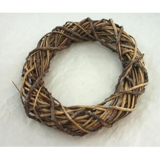 VĚNEC PROUTĚNÝ 35cm*BÍLÁ