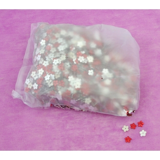 KYTIČKY 1cm cca 500g*ČERVENÁ