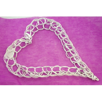 SRDCE RATTAN 51cm*BÍLÁ