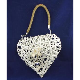 ZÁVĚS SRDCE ZDOBENÉ 30cm*