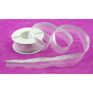 JAQUARD 40mmx20m*BÍLÁ 127