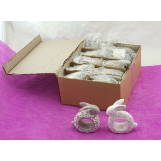 ZAJÍC KERAMIKA 9x8cm*MIX BAREV