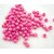 KORÁLKY 8mm cca 208ks*RŮŽOVÁ