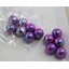 KORÁLKY 20mm 12ks*FIALOVÁ