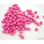 KORÁLKY 8mm cca 208ks*RŮŽOVÁ