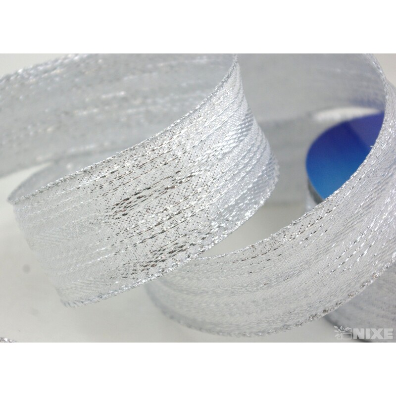 SENGA 40mmx10yd*STŘÍBRNÁ S002 V+