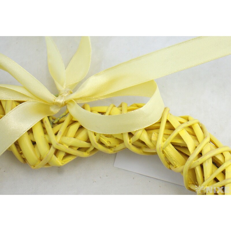 ZÁVĚS SRDCE 25cm*KRÉMOVÁ