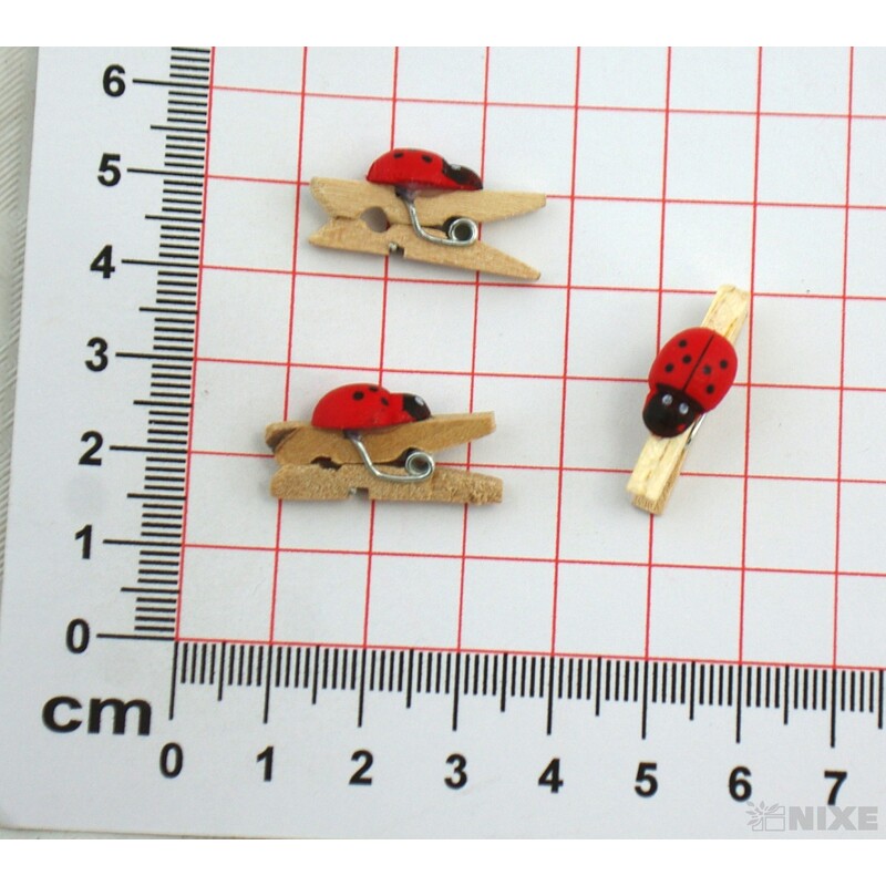 OZDOBNÝ KOLÍČEK BERUŠKA 1cmx2,5cm 24ks*