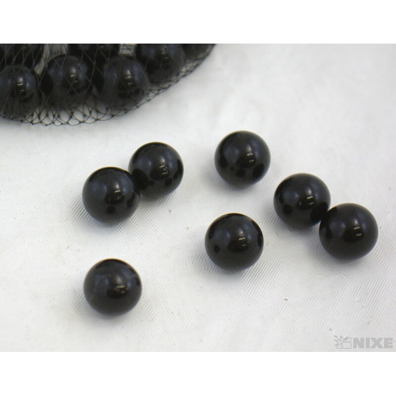 PERLA 1,5cm 39ks*ČERNÁ