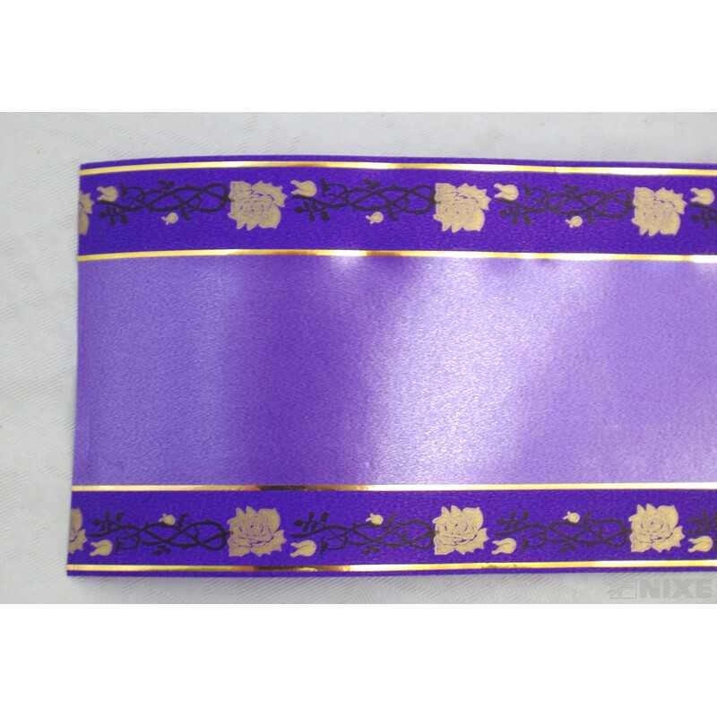 POHŘEBNÍ PÁSEK 80mmx50yd TISK*FIALOVÁ