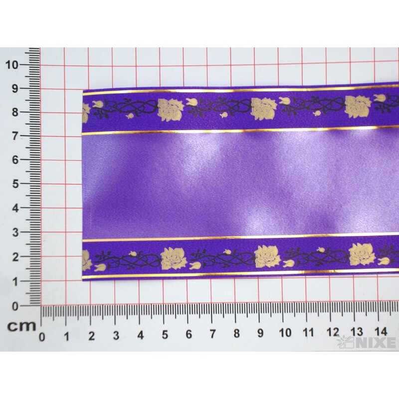 POHŘEBNÍ PÁSEK 80mmx50yd TISK*FIALOVÁ