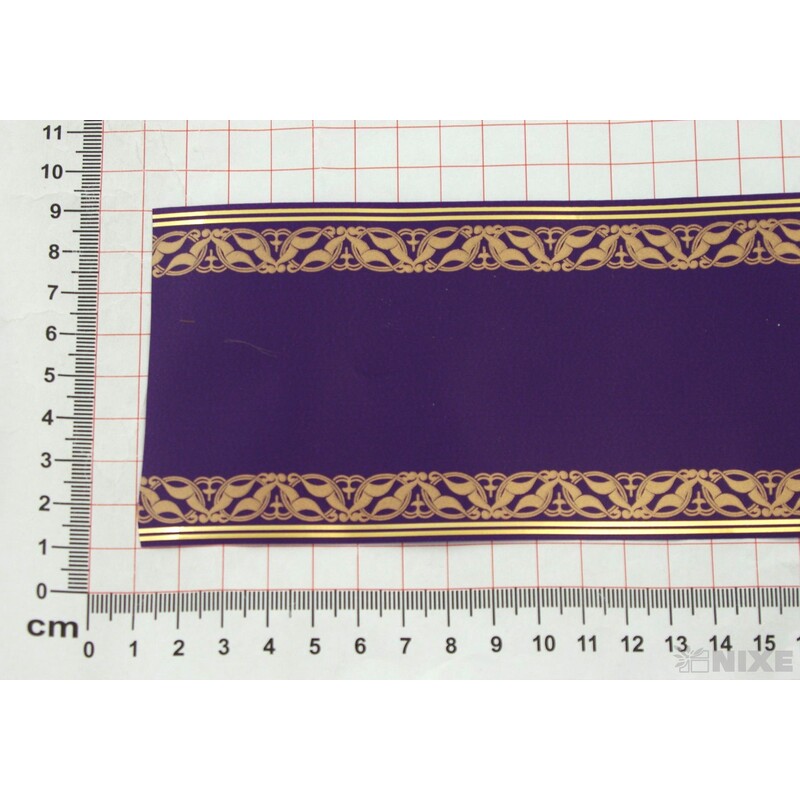 POHŘEBNÍ PÁSEK 80mmx50yd TISK*FIALOVÁ TM.