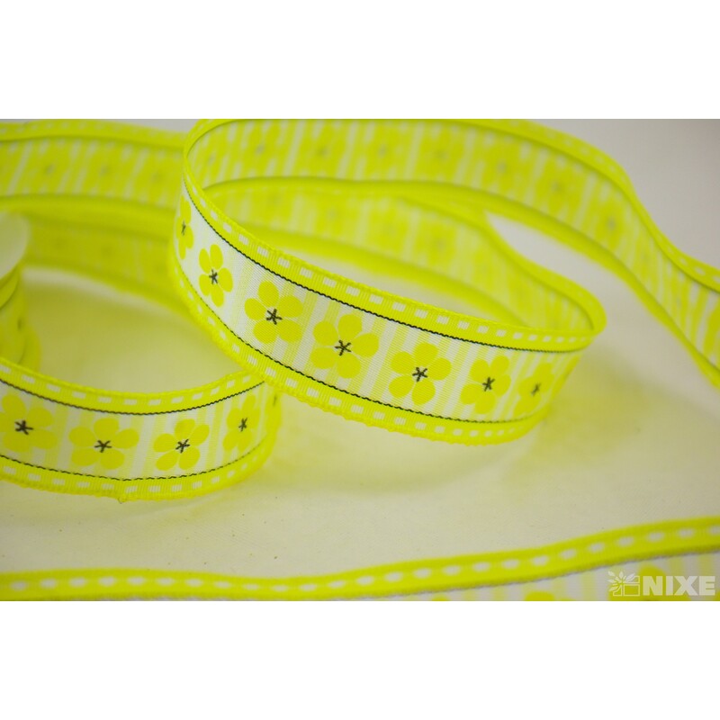 STUHA KVÍTKY N 25mmx20m*ŽLUTÁ 801