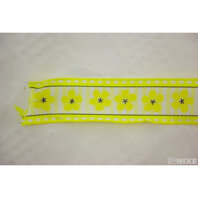 STUHA KVÍTKY N 25mmx20m*ŽLUTÁ 801