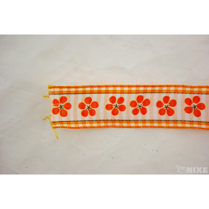 STUHA KVÍTKY N 25mmx20m*ORANŽOVÁ 802