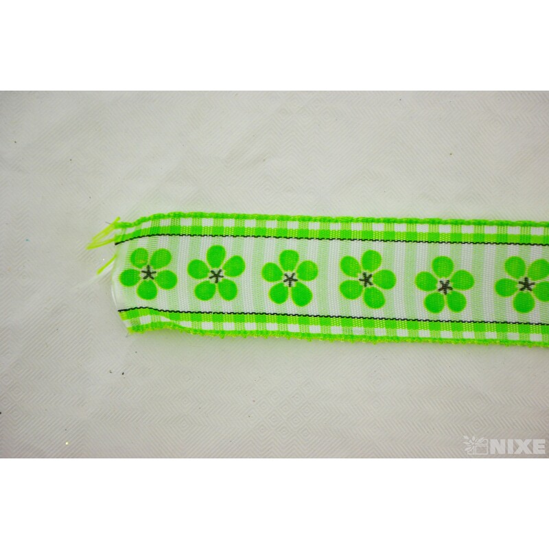 STUHA KVÍTKY N 25mmx20m*ZELENÁ SV. 504
