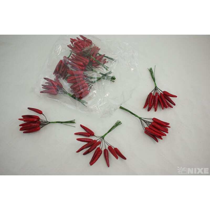 PAPRIKA 4x14cm 12sv 12ks*ČERVENÁ