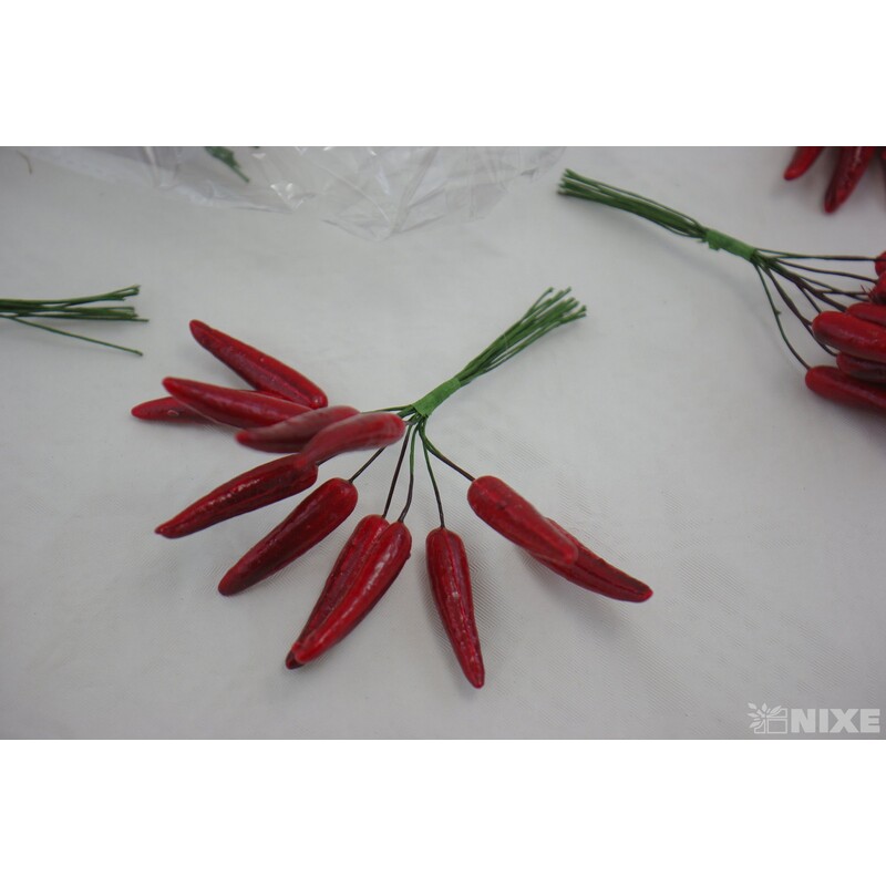 PAPRIKA 4x14cm 12sv 12ks*ČERVENÁ