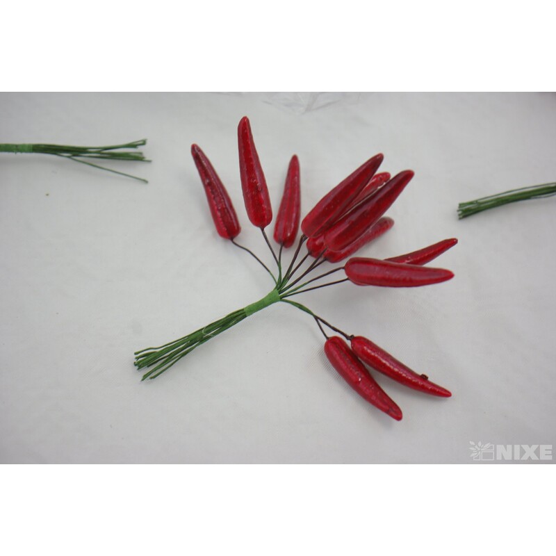 PAPRIKA 4x14cm 12sv 12ks*ČERVENÁ