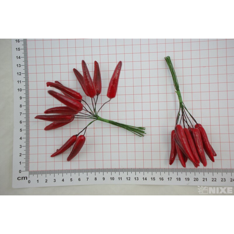 PAPRIKA 4x14cm 12sv 12ks*ČERVENÁ