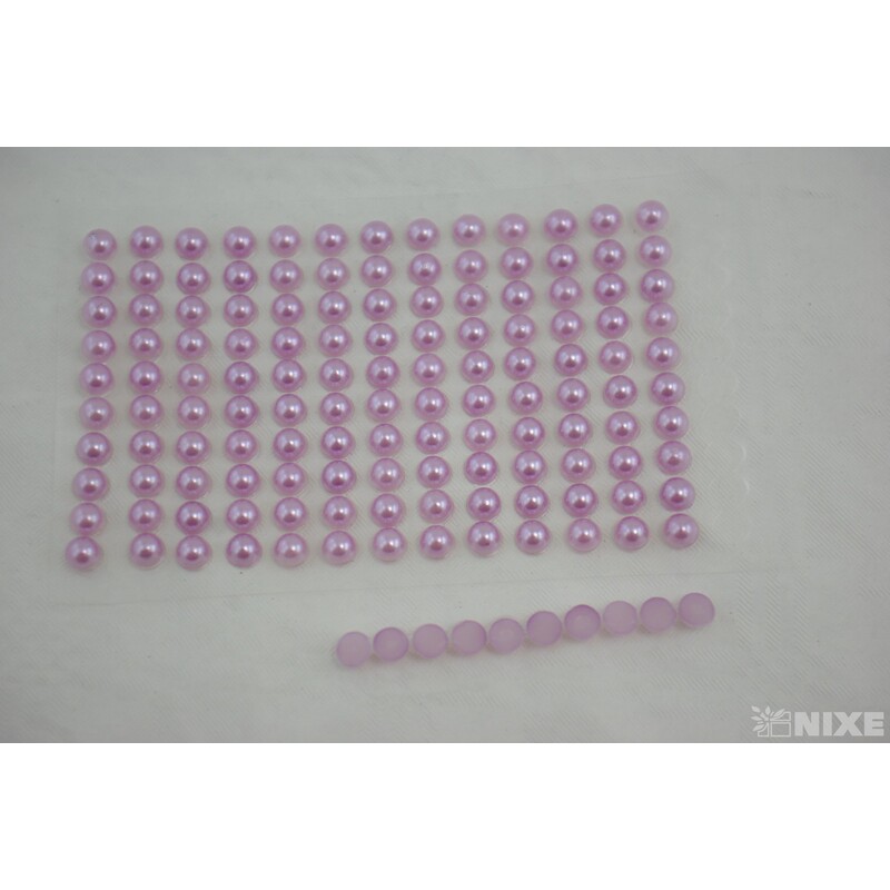 PERLIČKY NALEPOVACÍ 6mm 140ks*FIALOVÁ SV.