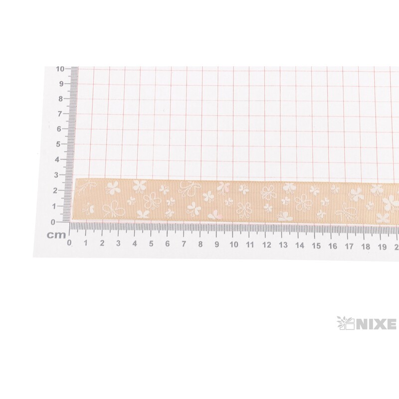 RYPSOVÁ STUHA 25mmx20m*KRÉMOVÁ 206701