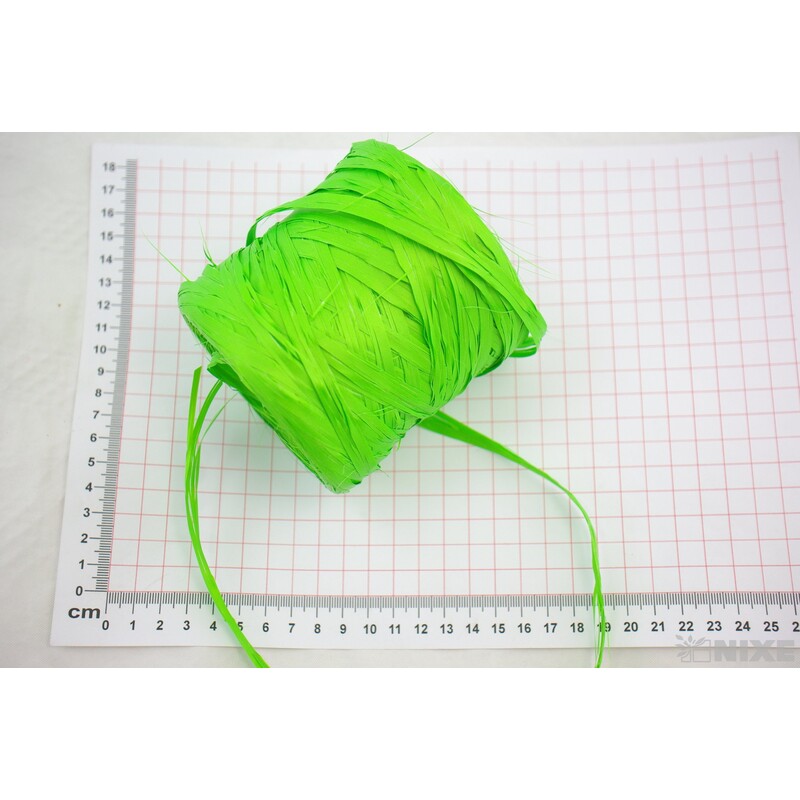 RAFIA BASIC FLUO 200m*ZELENÁ