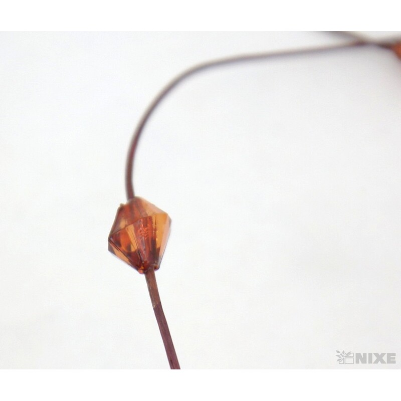 CURLY WIL. KORÁLKY 60cm*HNĚDÁ