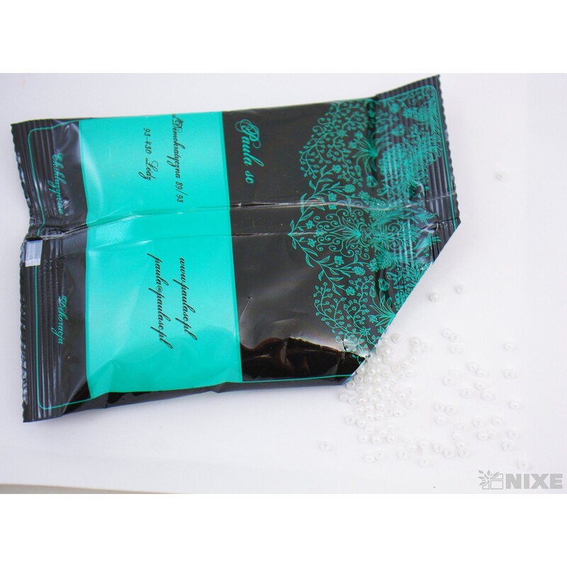 KORÁLKY 3mm 50g*BÍLÁ