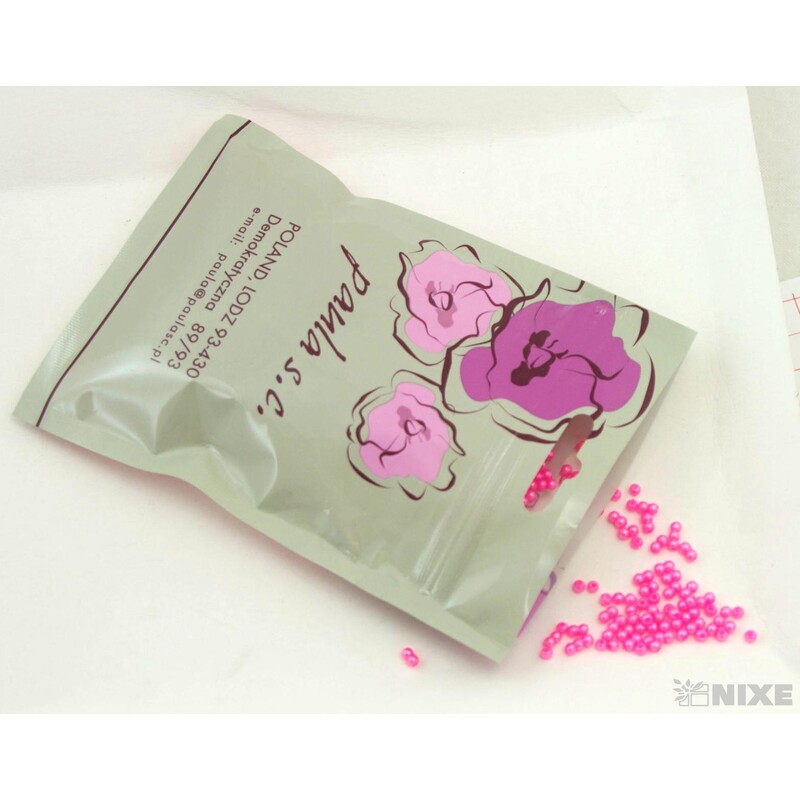 KORÁLKY 3mm 50g*RŮŽOVÁ