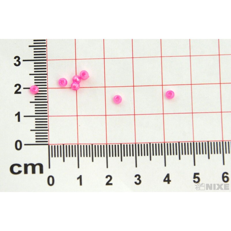 KORÁLKY 3mm 50g*RŮŽOVÁ