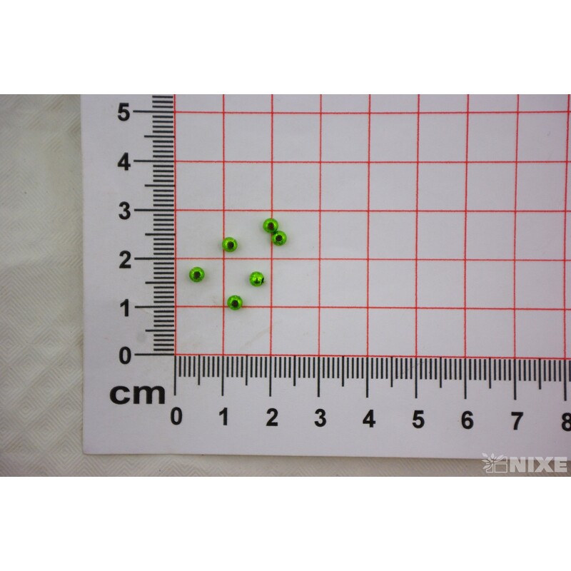 KORÁLKY 3mm 50g METAL*ZELENÁ