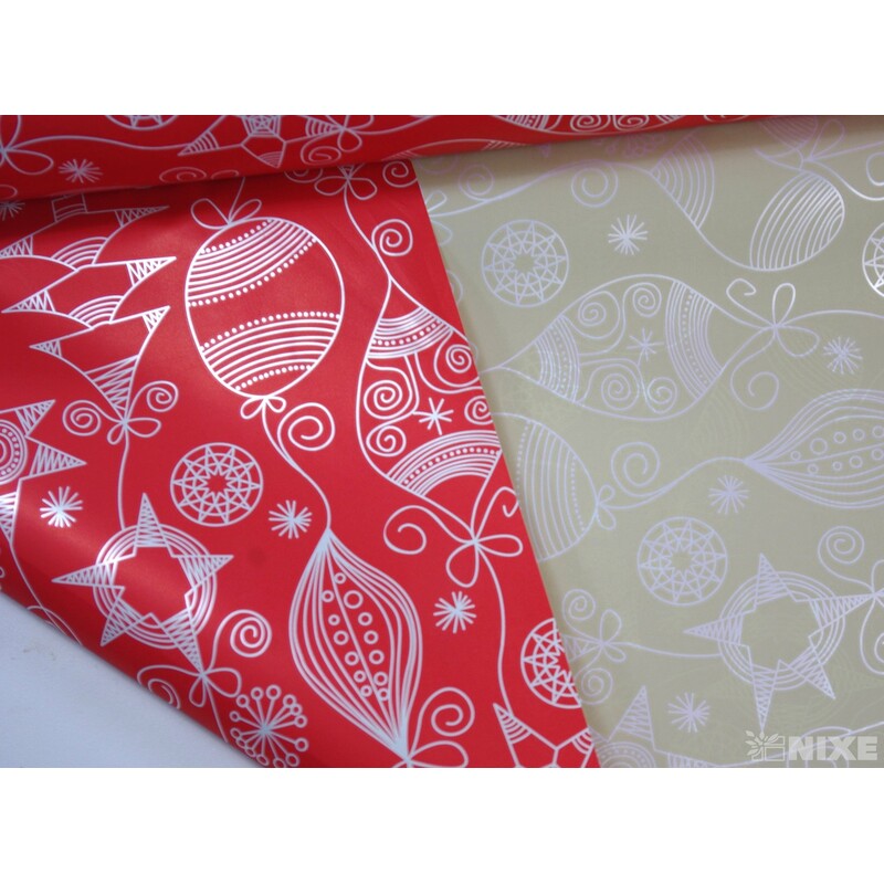 ROLE B-115P1 80cmx40m*ČERVENÁ+KRÉMOVÁ V+