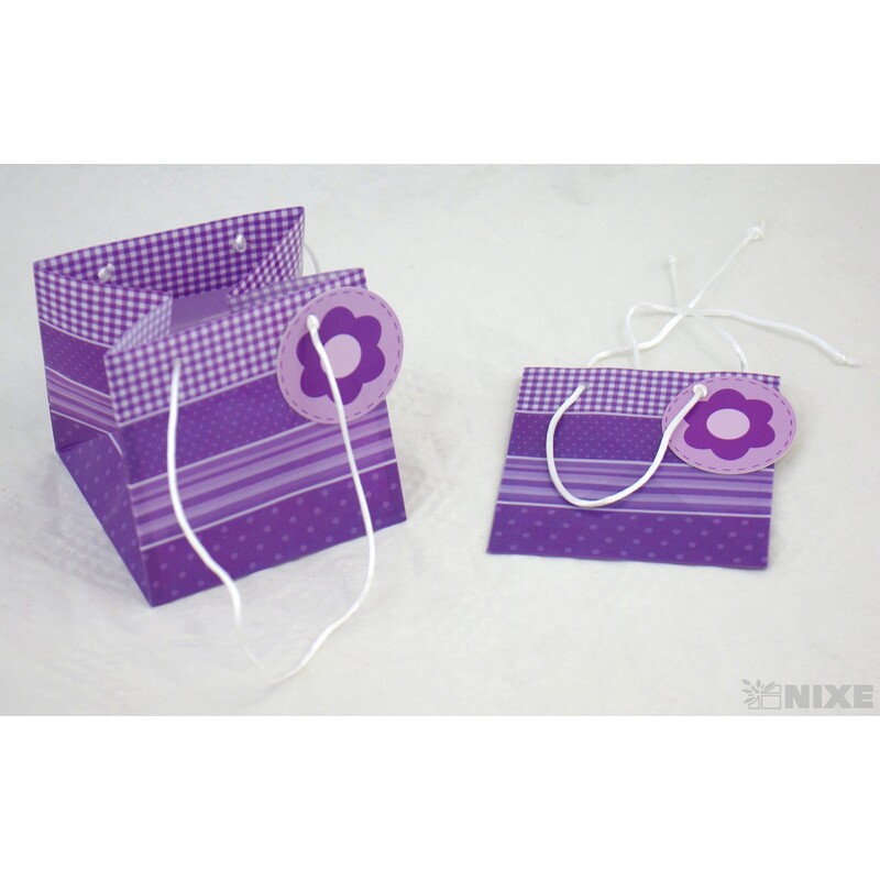 TAŠKA PLAST KYTKA 10x10x10cm*MIX BAREV