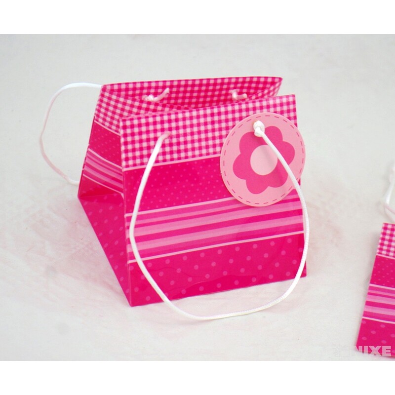 TAŠKA PLAST KYTKA 10x10x10cm*MIX BAREV